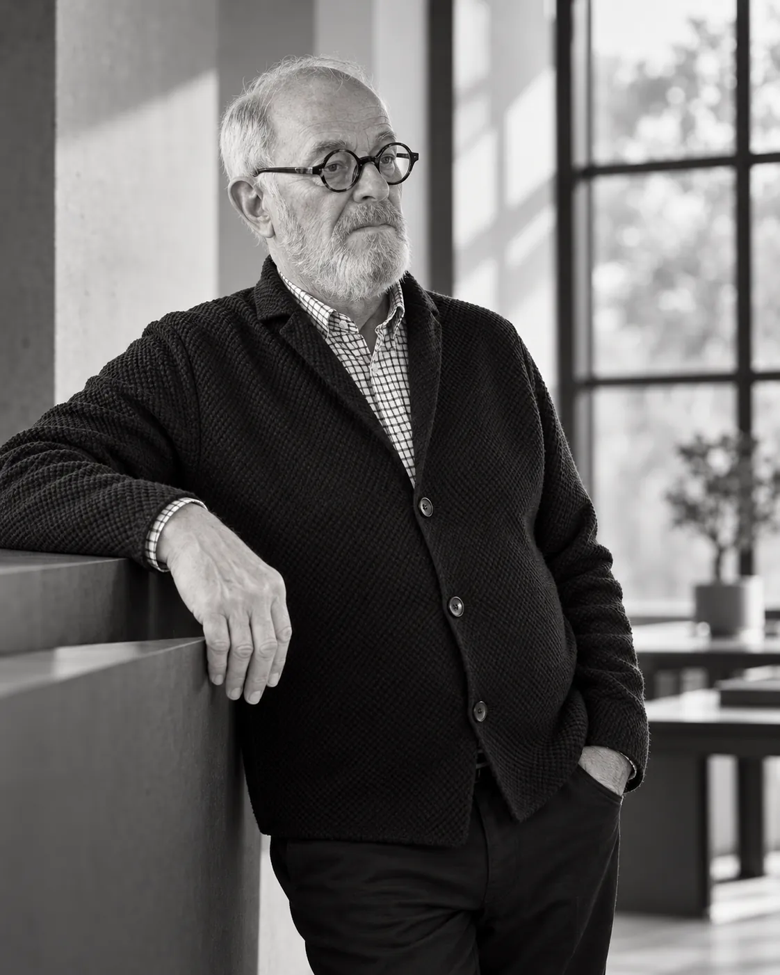 Diego Arteta, arquitecto de Miravett, en su estudio.